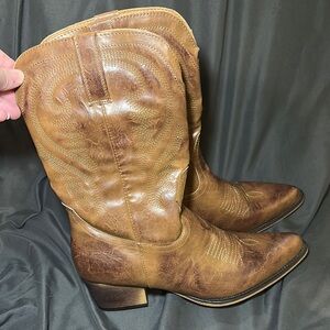 Brown Heeled Boots